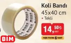 KOLİ BANDI 45X40 CM KOLİ BANDI 45X40 CM